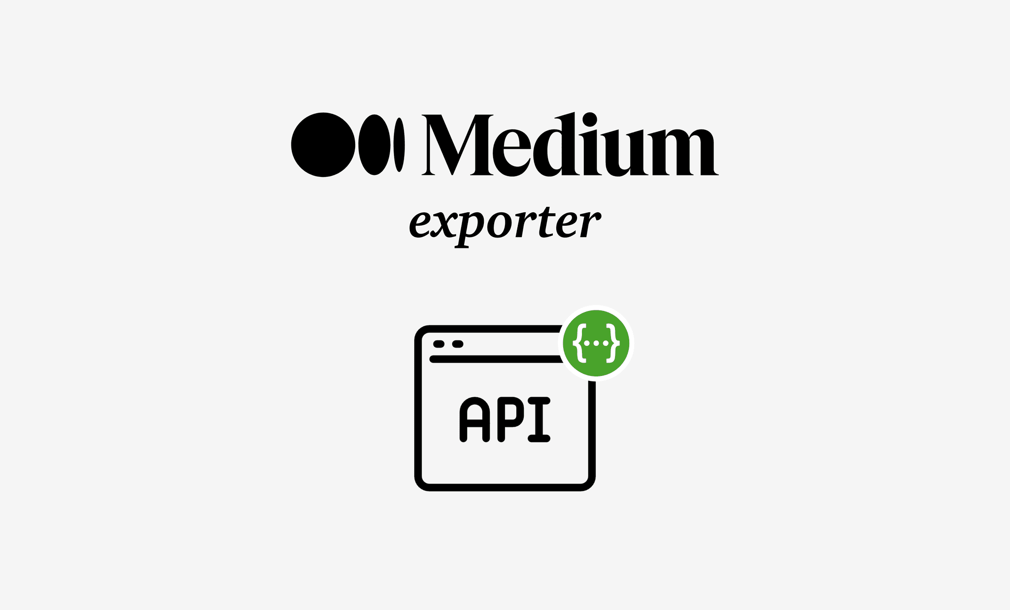Medium API exporter 0